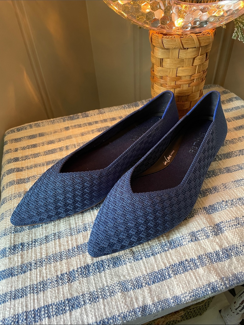ROTHY’S: Point II “Blueberry Basketweave”